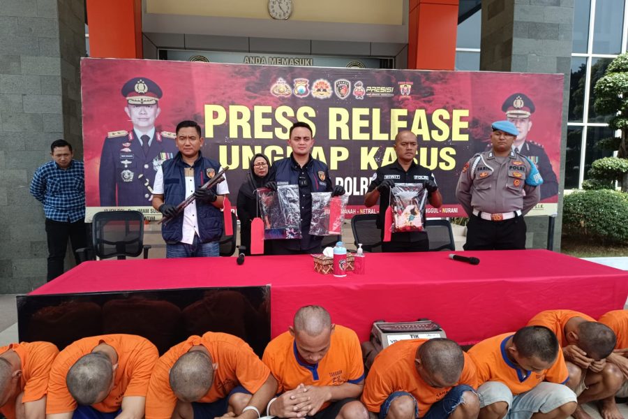 Satreskrim Polres Gresik Ungkap Ranmor, Pembobolan Rumah dan Warung hingga pencurian ban serep di tol