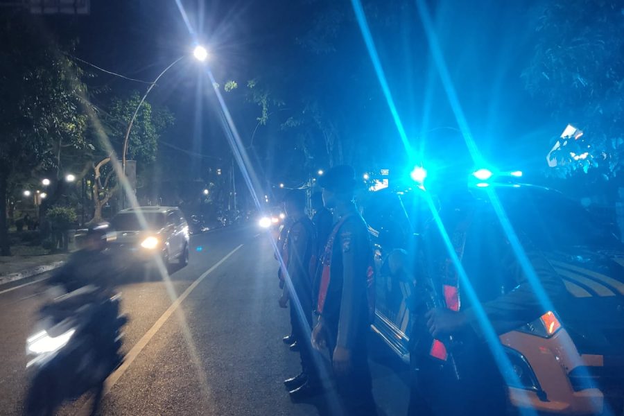 Polres Gresik Patrol Blue Light ;Tingkatkan Keamanan Masyarakat