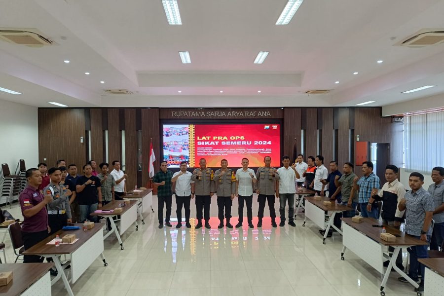 Polres Gresik Gelar Lat Pra Ops Sikat Semeru 2024