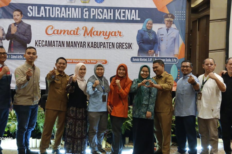 Formula Pertama & Forkopimcam Manyar Gelar Silaturahmi Dan Pisah Kenal Camat Manyar