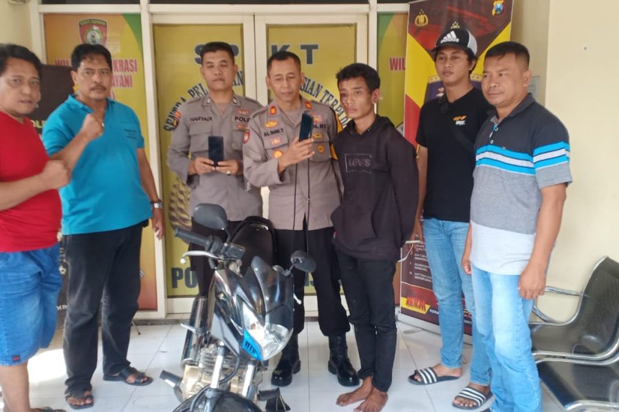 Polsek Benjeng Amankan Jambret Beraksi Gasak iPhone