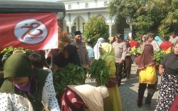 Polsek Cerme Bagikan Bantuan Sosial dan Santunan dalam Rangka HUT Bhayangkara ke-78