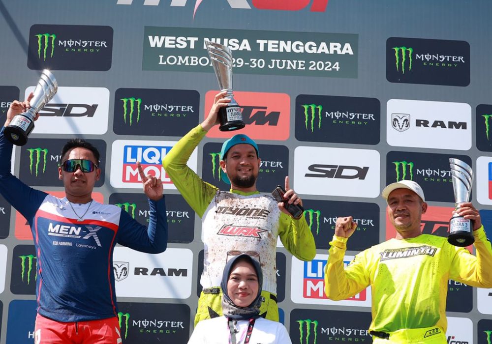 Jawa Timur Borong Juara Di Ajang Motocross Kelas Dunia Yang Digelar Di Lombok