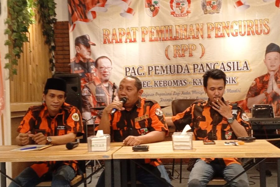 Luar Biasa ! Akhirnya Raditya Eko Hartanto Terpilih Kembali menjadi Ketua Pemuda Pancasila PAC Kebomas