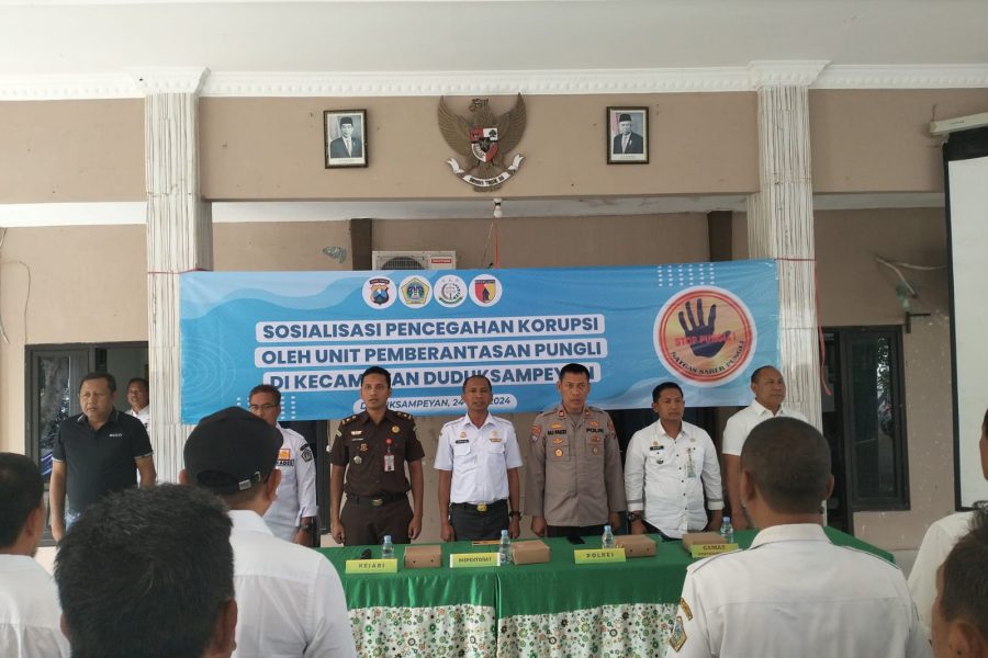 Tim Saber Pungli Gresik Gelar Sosialisasi Pencegahan Tindak Pidana Korupsi di Duduksampeyan