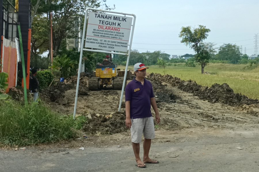 Warga Sangat Resa ,Pengurukan Dusun Wonokoyo Tidak Mengantongi Ijin