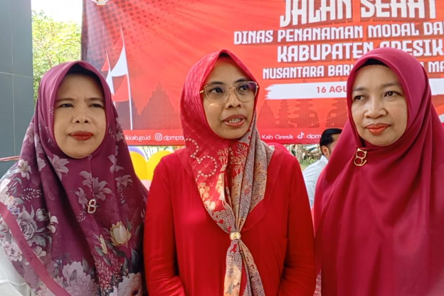 Dinas Penanaman Modal PTSP Gelar Jalan Sehat dan Lomba lomba Meriahkan HUT RI Ke 79