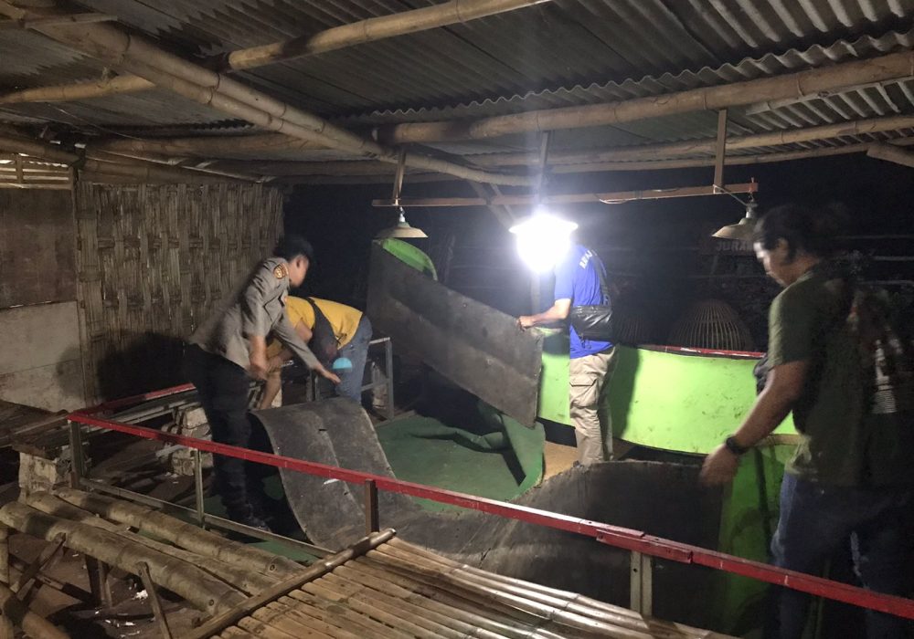 Lokasi Diduga Sabung Ayam di Sidayu Gresik Digrebek Polisi