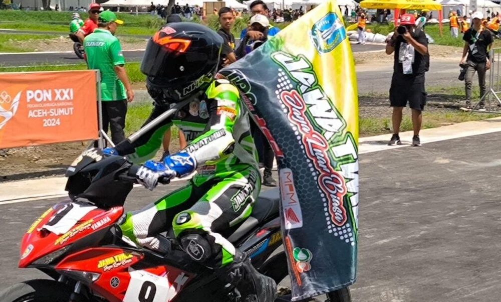 Roby Sakera Pembalap Asal Sampang Madura, Sumbang Emas Pertama Standart Perorangan PON XXI ACEH 2024