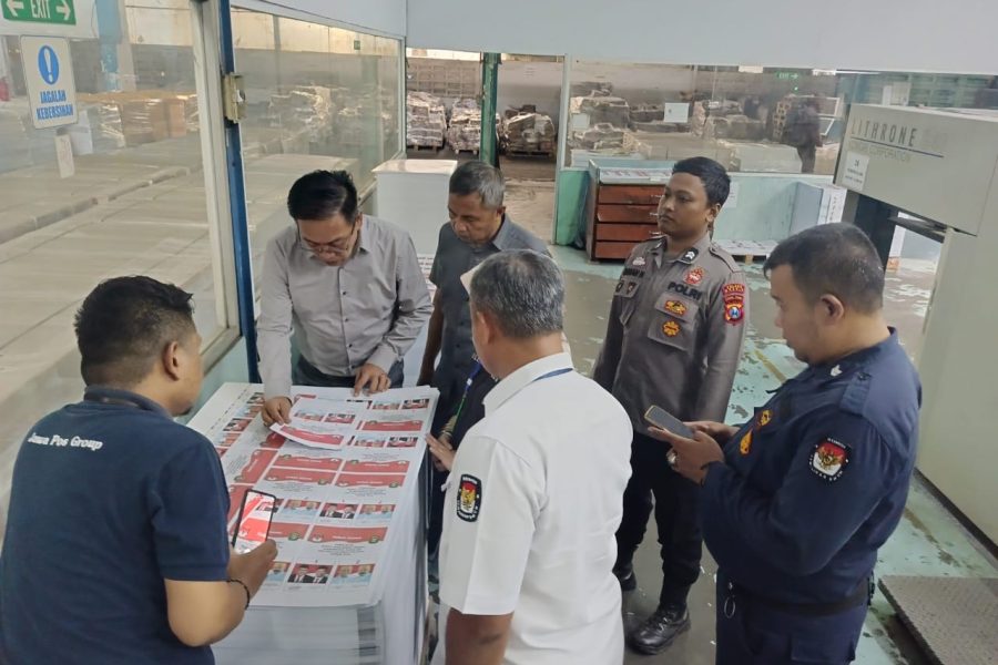 Polres Gresik Amankan Tempat Produksi Surat Suara Pemilu 2024