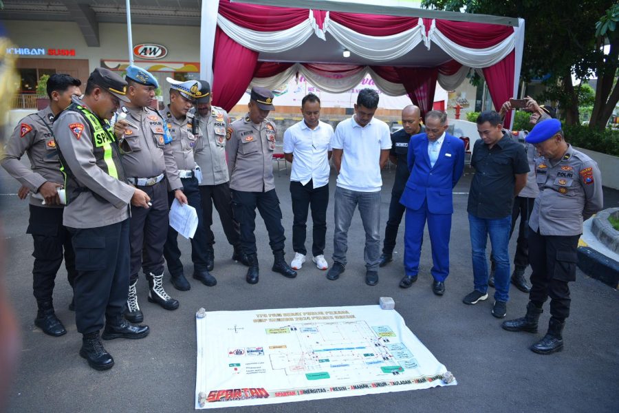 Polres Gresik Gelar Pengamanan Debat Publik Pilbup 2024 di Kabupaten Gresik