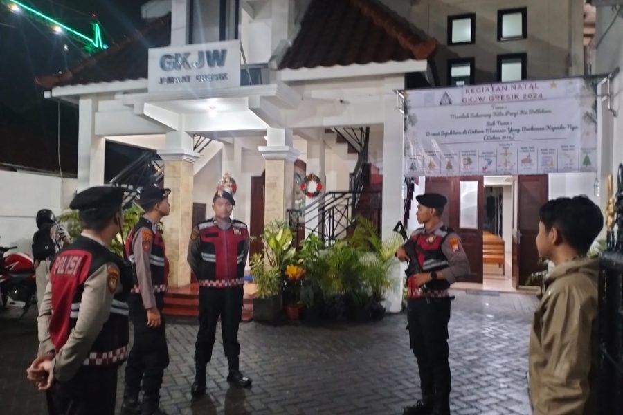 Polres Gresik Tingkatkan Patroli Jelang Natal 2024 dan Tahun Baru 2025