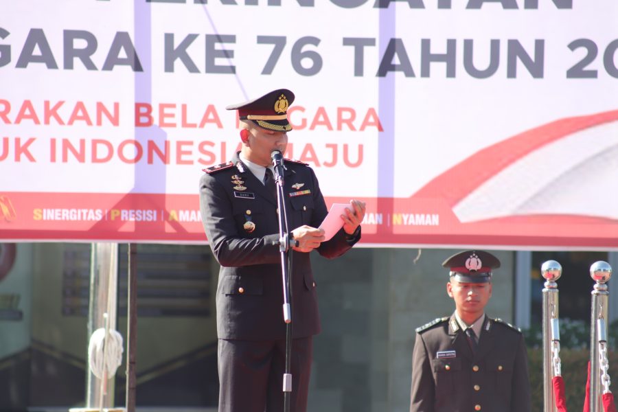 Polres Gresik Gelar Upacara Hari Bela Negara, Momentum Penguatan Semangat Persatuan