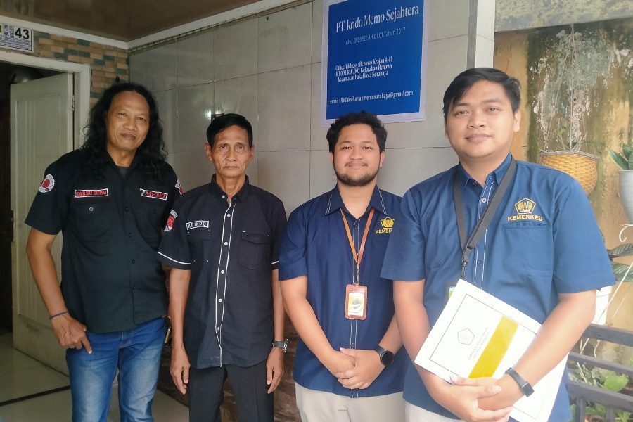 Direktur Harian Memo Sambut Petugas Pajak Saat Survey Lokasi Kantor Pusat