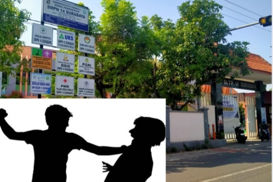 Miris Pendidikan Di SMP Negeri 14 Surabaya, Masih Ada Perkelahian  Antar Siswa Di Sekolahan & Kemana Kepala Sekolah ?