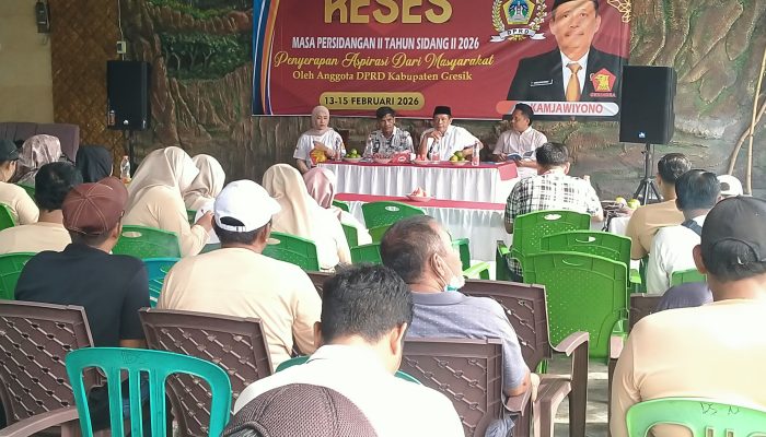 Kamjawiyono DPRD kabupaten Gresik Gelar Agenda Reses (2026), Tampung Aspirasi & Kawal Pembangunan