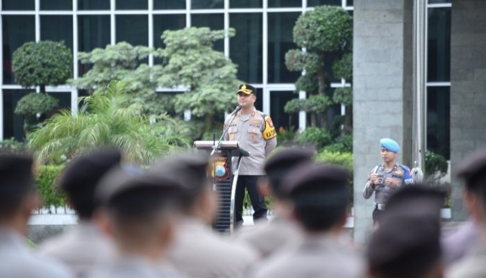 Kapolres Gresik Ingatkan Kebersihan Lingkungan dan Operasi Cipta Kondisi Jelang Ramadan
