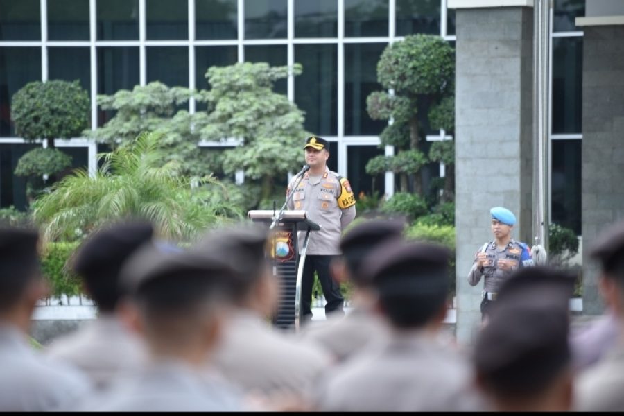 Kapolres Gresik Ingatkan Kebersihan Lingkungan dan Operasi Cipta Kondisi Jelang Ramadan