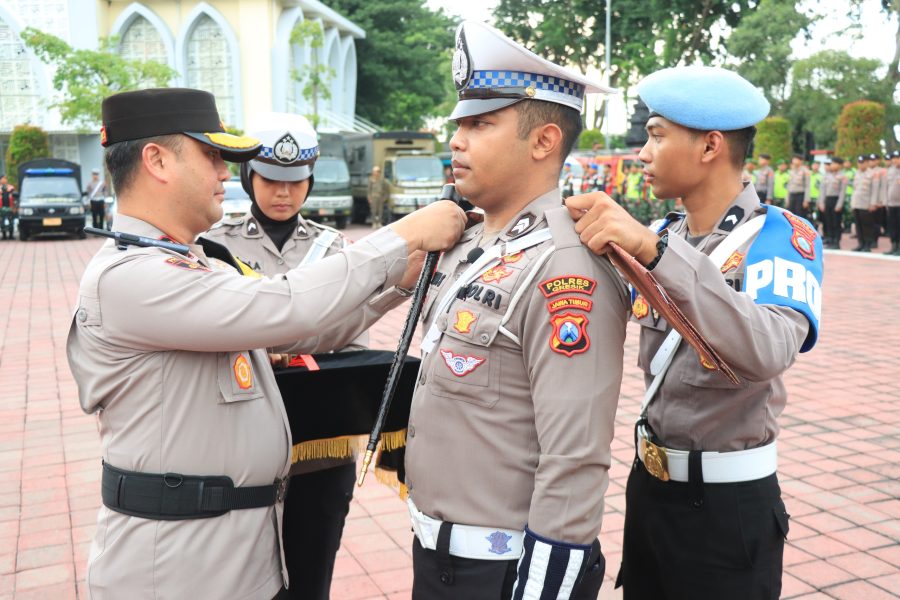 Polres Gresik Gelar Apel Pasukan Ops Ketupat Semeru 2026, Siap Amankan Mudik Lebaran